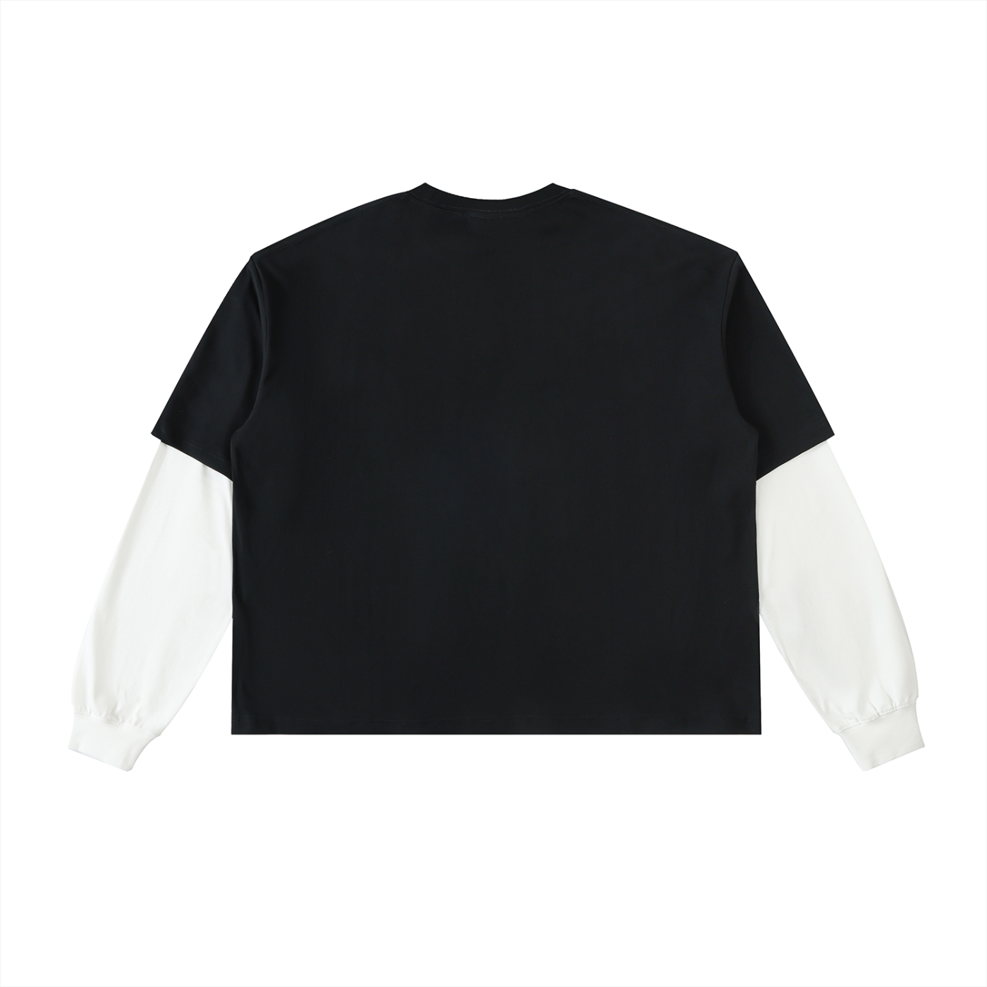 Ctrl Sign logo Layered Sleeve Cotton T-Shirt